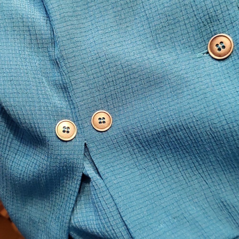 Pretty Blue Miss Dorby 2 Pc Formal Dress and Jacket Sz 10 - Picture 8 of 8